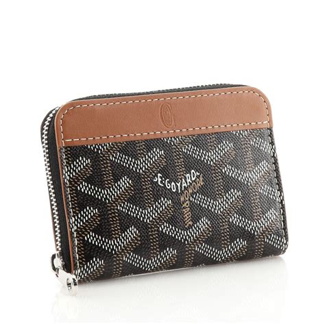 how much are goyard mens wallets|Goyard zipper wallet.